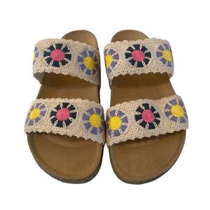 Unionbay Monica Crocheted Slip-On Sandals in Ladies Sizes 8 & 9